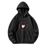 Front & Back Printing Adult Cotton Hoodie