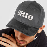 Embroidered Sports Camo Caps