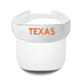 Texas Embroidered Visor Cap