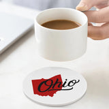 Round Ceramic Coasters