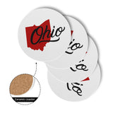 Round Ceramic Coasters