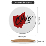 Round Ceramic Coasters