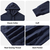Front & Back Printing Adult Cotton Hoodie