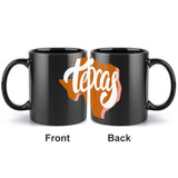 Texas Black Ceramic Mug (15oz)