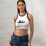 Women's White Slim Tank Top